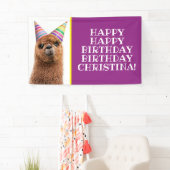 Alpaca Webereihats Party Banner (Insitu)