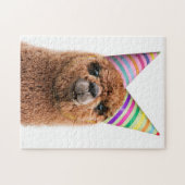 Alpaca Webereihats Party Puzzle (Horizontal)