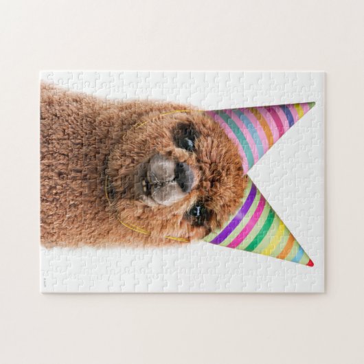 Alpaca Webereihats Party Puzzle (Horizontal)