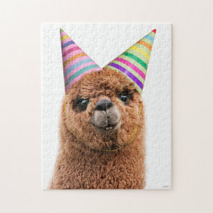 Alpaca Webereihats Party Puzzle
