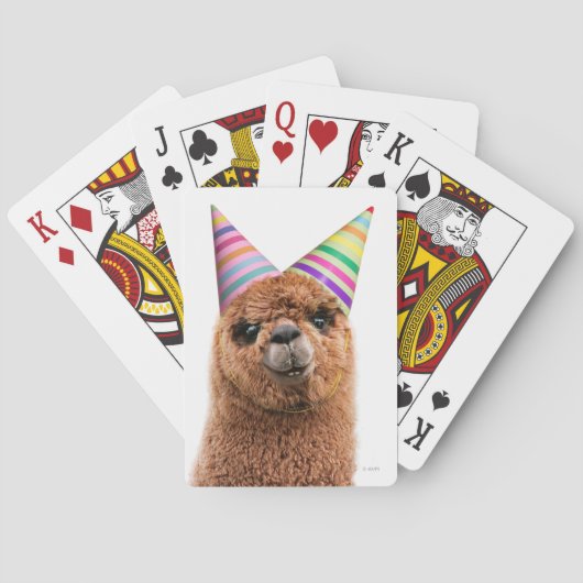 Alpaca Webereihats Party Spielkarten (Rückseite)