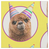 Alpaca Webereihats Party Stoff (Nahaufnahme)