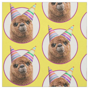 Alpaca Webereihats Party Stoff