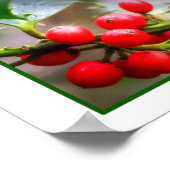 Alpaca Weihnachten Poster (Ecke)