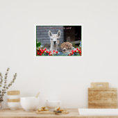 Alpaca Weihnachten Poster (Küche)