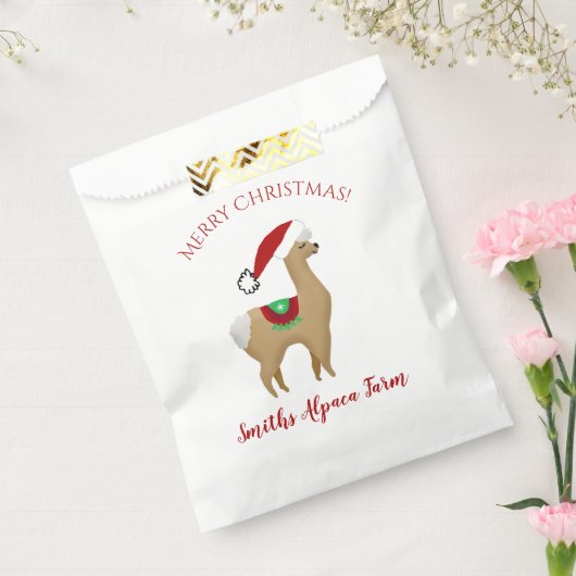 Alpaca Weihnachtsfeiertag Leckerei Gefallen Tasche Geschenktütchen (Versiegelt)