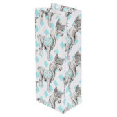 Alpaca Weinbeutel Geschenktüte Für Weinflaschen (Rückseite Schrägansicht)