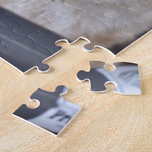 Alpaca, weiß puzzle (Seite)