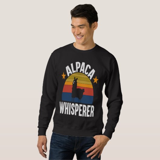 Alpaca Whisperer I Alpaca Sweatshirt (Vorne ganz)