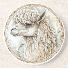 Alpaca Wild Tame und Zeitlose Sammlung Getränkeuntersetzer