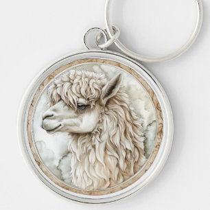 Alpaca Wild Tame und Zeitlose Sammlung Schlüsselanhänger