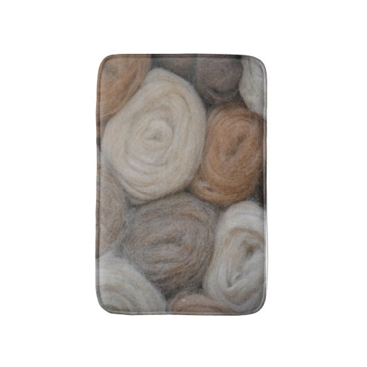 Alpaca Wool Rug Badematte (Vorderseite Vertikal)