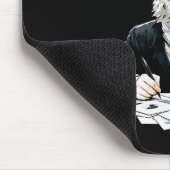 Alpaca Working Writing Motif Drawing Animal Art Al Mousepad (Ecke)