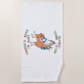 Alpaca Your Bags Lass Go Rock Klettergarten Strandtuch (Vorderseite)