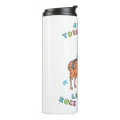 Alpaca Your Bags Lass Go Rock Klettergarten Thermosbecher (Nach links gedreht)