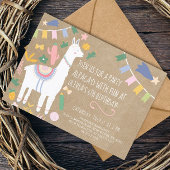 Alpaca'd with Fun Birthday Party Einladung