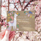 Alpaca'd with Fun Birthday Party Einladung