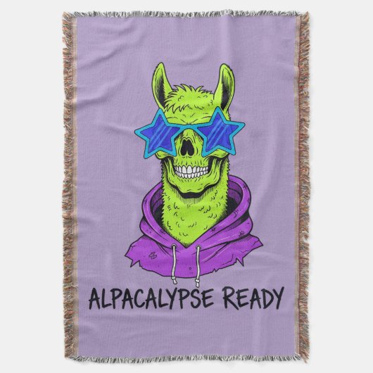 Alpacalypse Ready Decke (Vorderseite Vertikal)
