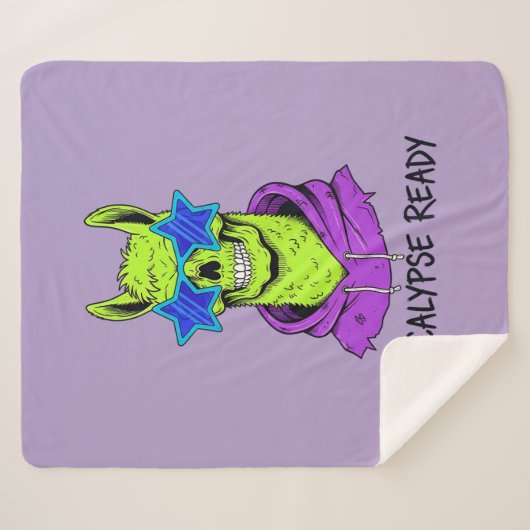 Alpacalypse Ready Sherpadecke (Vorderseite (Horizontal))