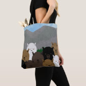 Alpacas Allover Tote Bag Tasche (Von Nahem)