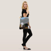 Alpacas Allover Tote Bag Tasche (Am Model)