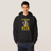 Alpacas beer alpaca alcohol hoodie (Vorne ganz)