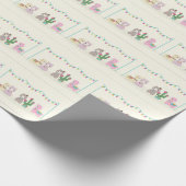 Alpacas Geschenkpapier (Ecke)