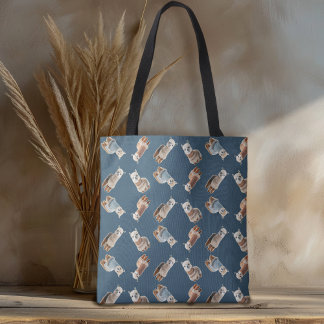 Alpacas in Sweaters Pattern Knitting Tasche