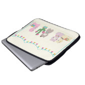 Alpacas Laptop Sleeve (Vorne Knopf)