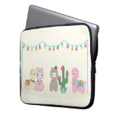 Alpacas Laptop Sleeve (Vorderseite Links)
