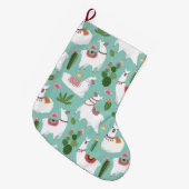 Alpacas/Llamas Großer Weihnachtsstrumpf (Vorderansicht (hängend))