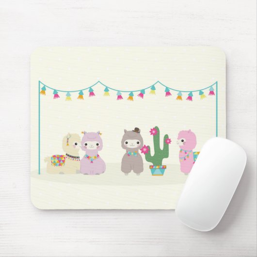 Alpacas Mouse Pad Mousepad (Mit Mouse)