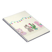 Alpacas Spiral Foto Notebook Notizblock (Rechte Seite)