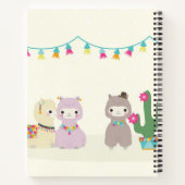 Alpacas Spiral Notebook Notizblock (Rückseite)