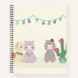 Alpacas Spiral Notebook Notizblock