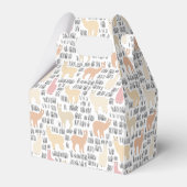 Alpacasmuster Geschenkschachtel (Rückseite)