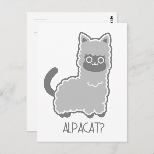 Alpacat? Postkarte (Vorne/Hinten)