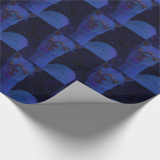 Alpacca Geschenkpapier (Ecke)