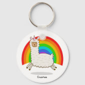 Alpacorn Rainbow Schlüsselanhänger (Vorderseite)