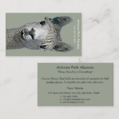 Alpaka Alpakka Alpaka Alpaga Visitenkarte (Vorne/Hinten)