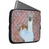 Alpaka-Art-Computersleeve Laptopschutzhülle (Vorne Rechts)