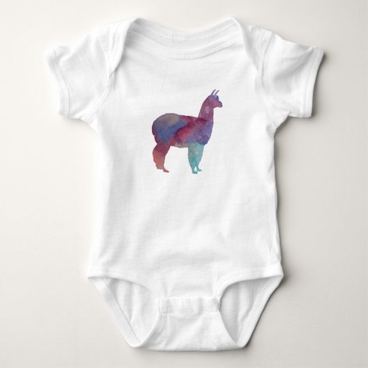 Alpaka Baby Strampler (Vorderseite)