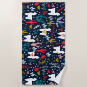 Alpaka-Badetuch Strandtuch (Vorderseite)