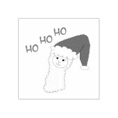 Alpaka Ballon Weihnachten Alpaca Lama Geschenk Gummistempel (Prägung)