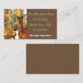 Alpaka-Bauernhof Visitenkarte (Vorne/Hinten)