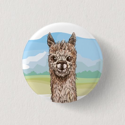 Alpaka button (Vorderseite)