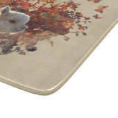 Alpaka-dekoratives Glasschneiden-Brett Schneidebrett (Ecke)