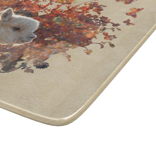 Alpaka-dekoratives Glasschneiden-Brett Schneidebrett (Ecke)