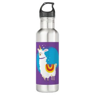 Alpaka-Einhorn Edelstahlflasche