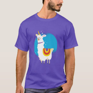 Alpaka Einhorn T-Shirt